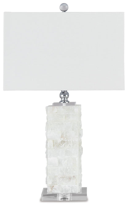 Malise - Alabaster Table Lamp  - White by Ashley – Table Lamps