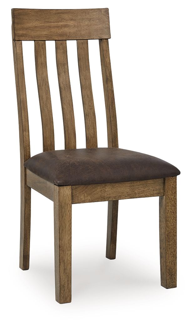 Urbinforte - Dining Upholstered Side Chair (Set of 2) - Light Brown by Ashley – view 2