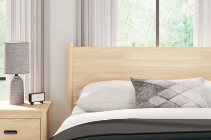 Cabinella - Full Panel Headboard - Tan by Ashley – view 2
