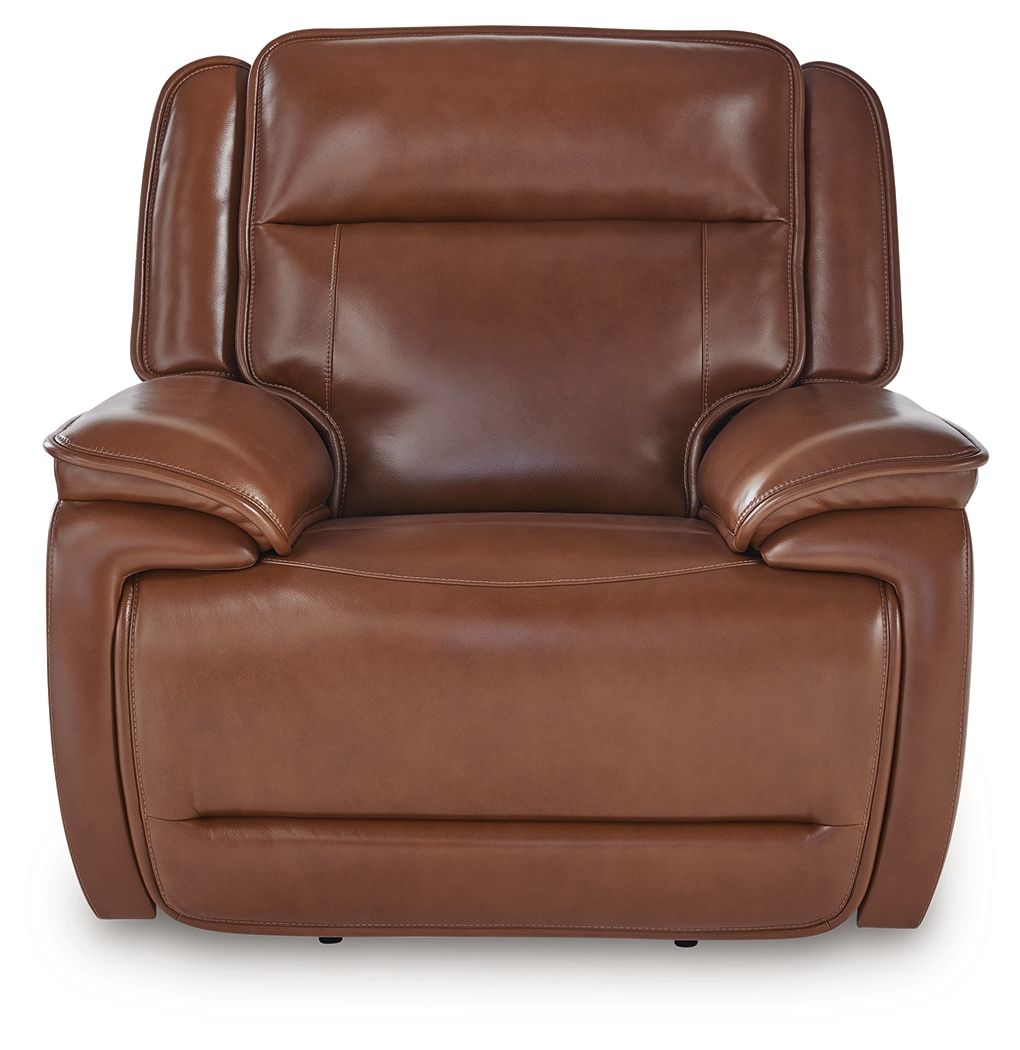 Healy Pier - Power Recliner / Adj Headrest - Chocolate by Ashley – view 2