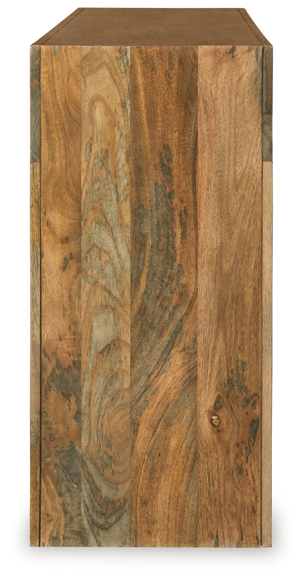 Luzmanacy - Console Sofa Table - Natural Brown by Ashley – view 2