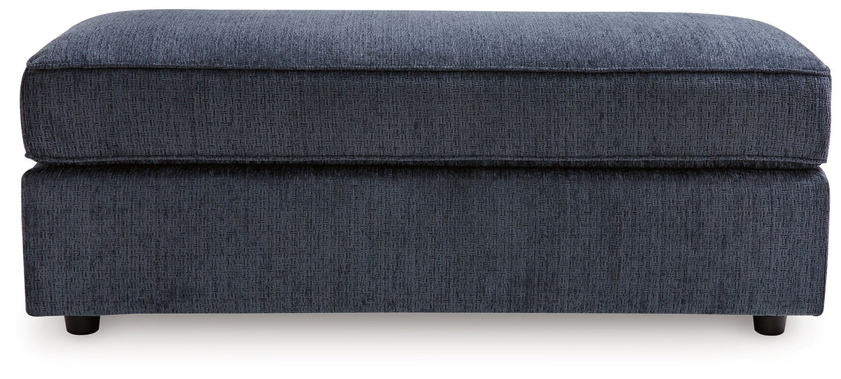 Albar Place - Oversized Accent Ottoman - Cobalt by Ashley – view 2