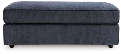 Albar Place - Oversized Accent Ottoman - Cobalt by Ashley – view 2