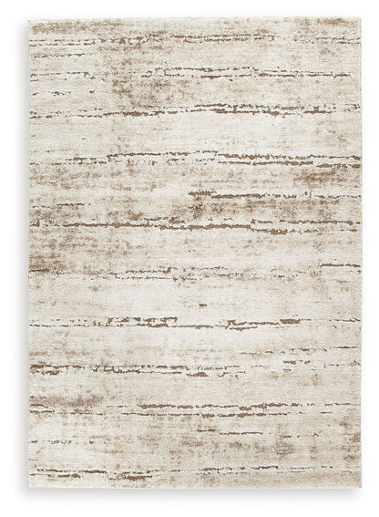Kasney - 8' x 10' Rug - Cream / Brown by Ashley – Area Rugs