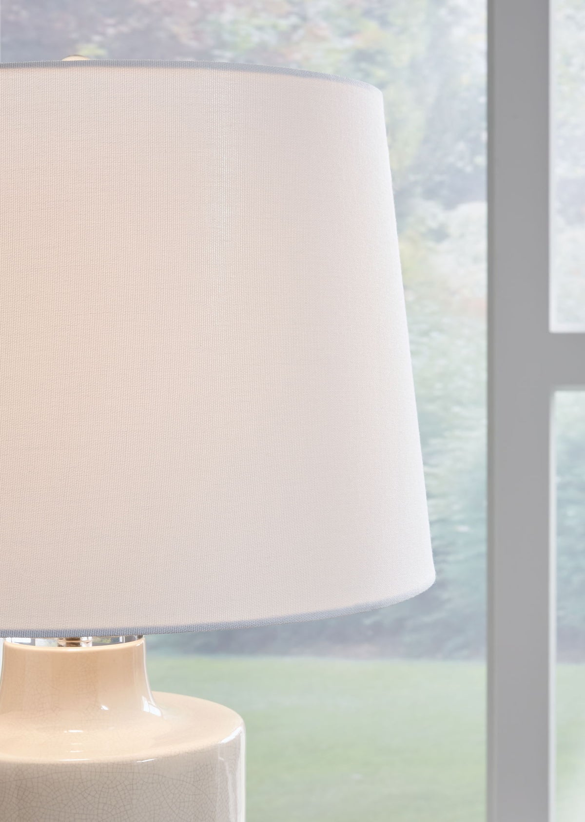 Cylener - Ceramic Table Lamp - Off White by Ashley – view 2