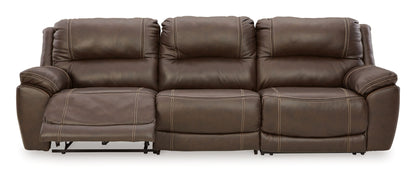 Dunleith - 3 Piece Power Reclining Sectional by Ashley – view 3