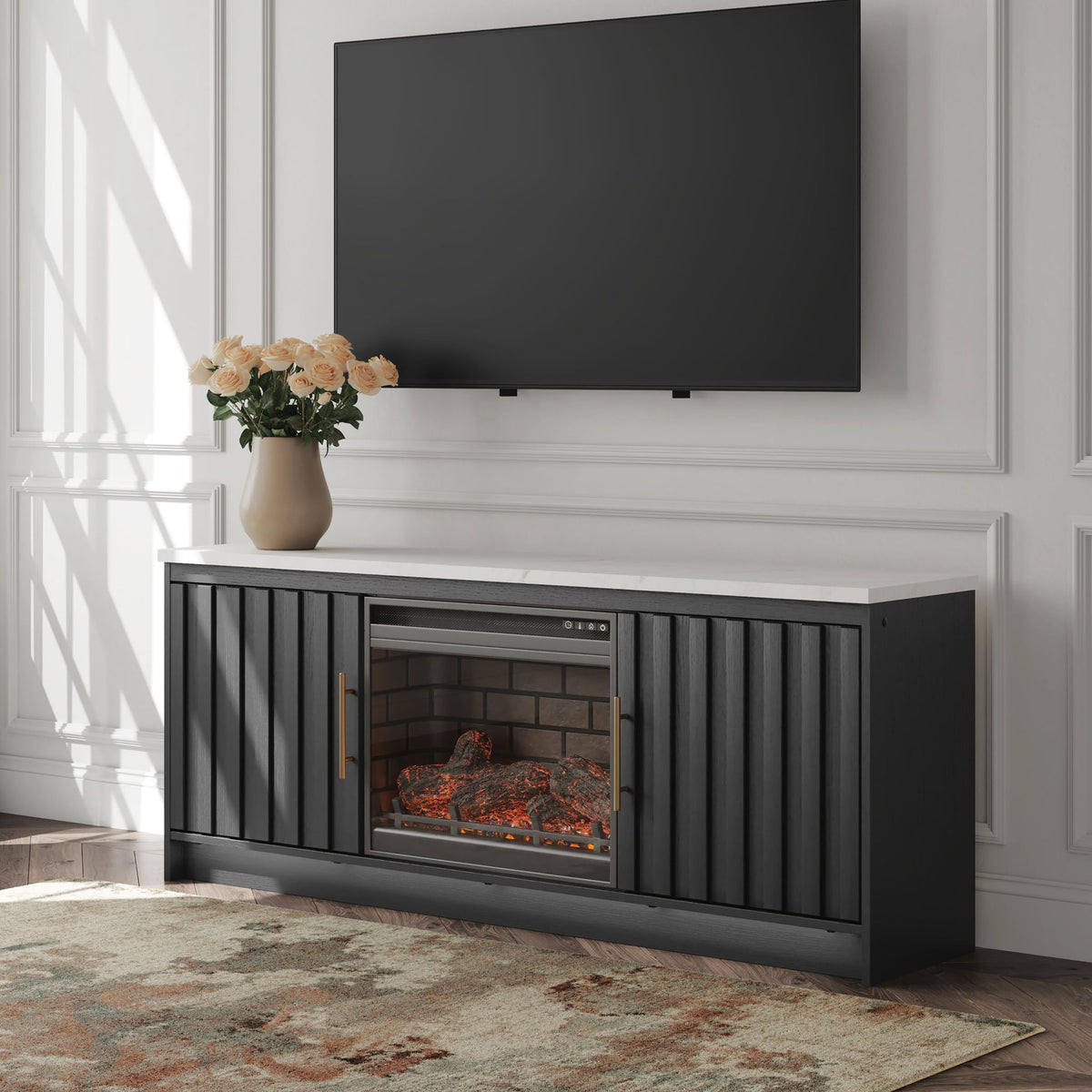 Cadmori - TV Stand With Fireplace Option by Ashley – view 5