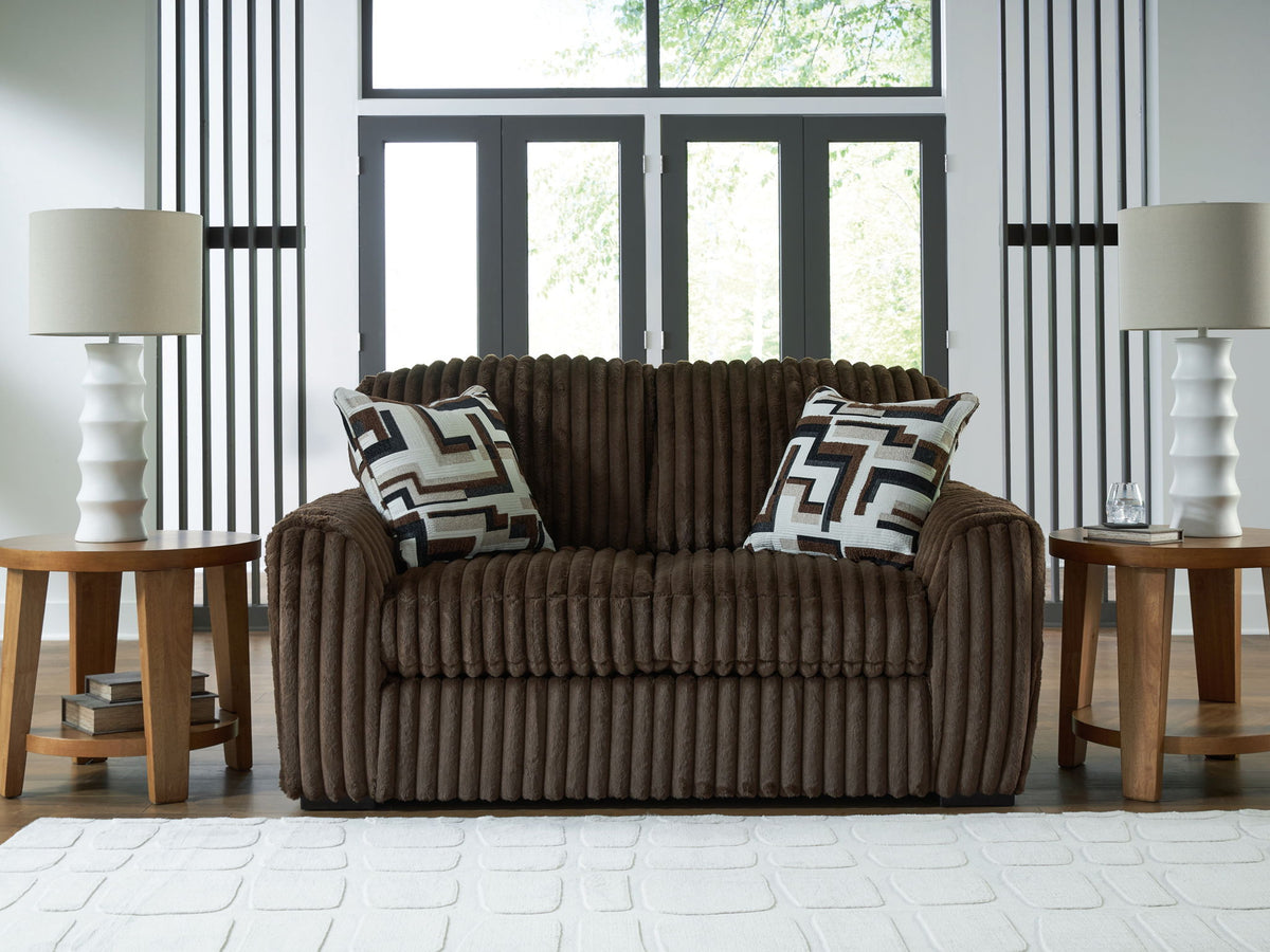 Midnight-Madness - Loveseat by Ashley – view 4