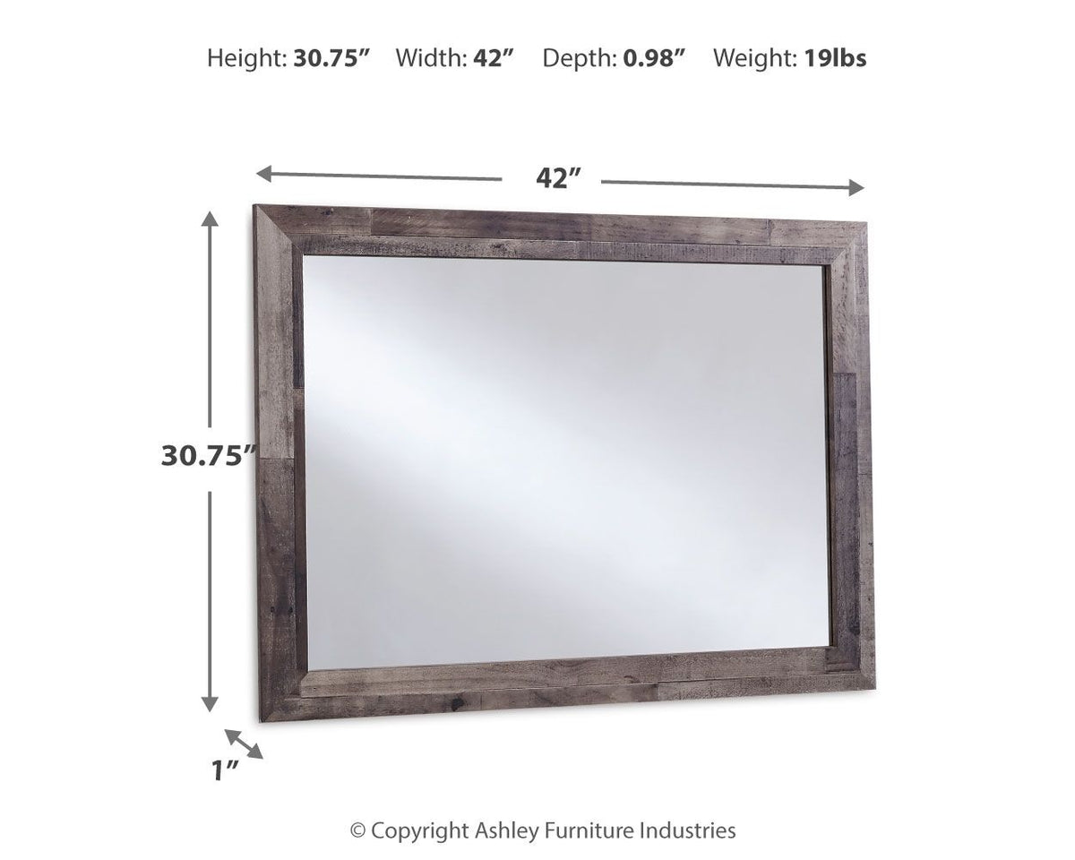 Derekson - Bedroom Mirror - Multi Gray – view 2
