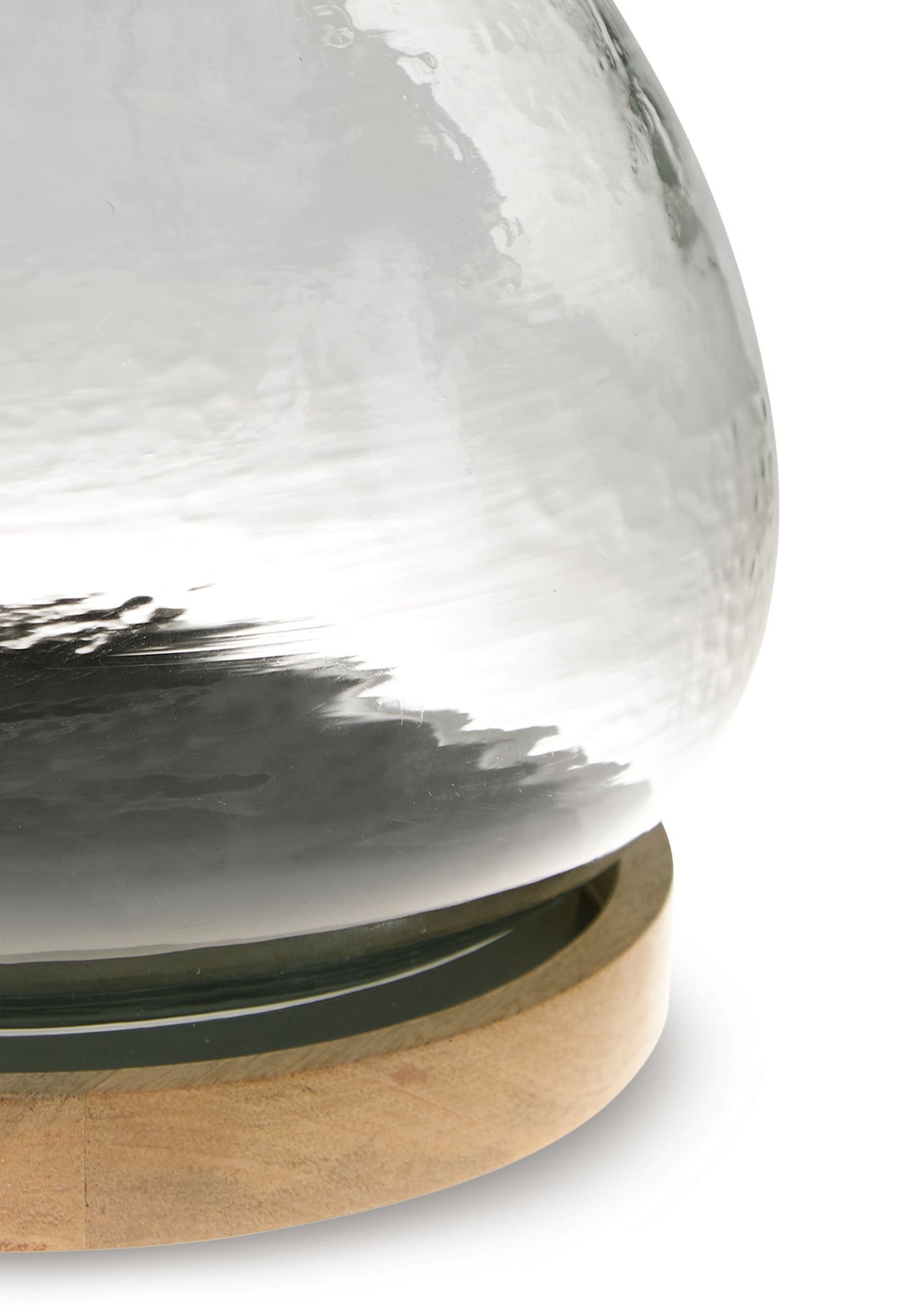 Adalisen - Candle Holder - Clear / Brown by Ashley – view 2