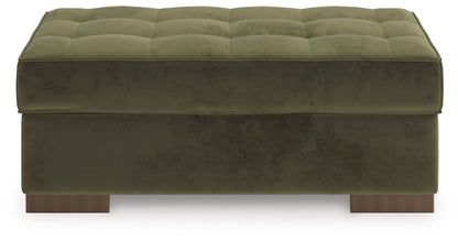 Caspian-Town - Oversized Accent Ottoman - Olive by Ashley – view 2