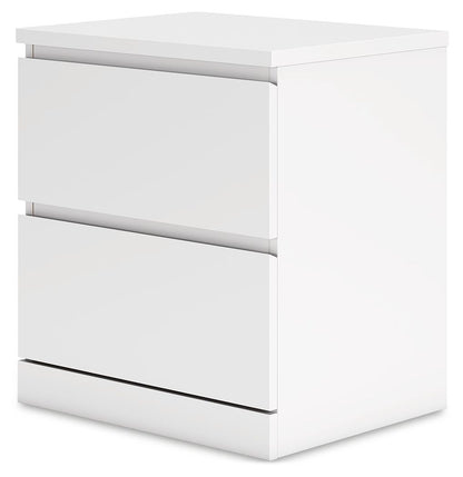 Onita - Two Drawer Night Stand by Ashley – view 4