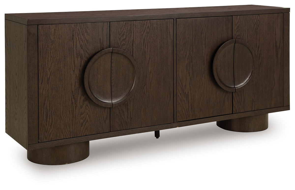 Veeda - Accent Cabinet - Dark Brown by Ashley – Accent Cabinets