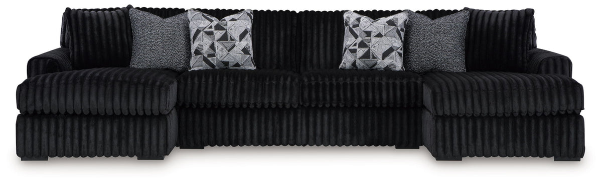 Midnight-Madness - 3 Piece Sectional by Ashley – view 6