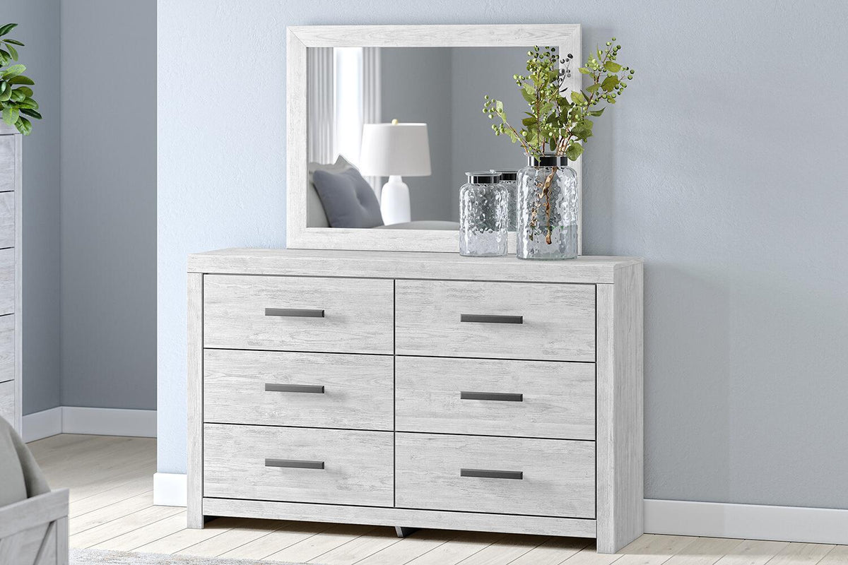 Cayboni - Dresser And Mirror - Whitewash by Ashley – view 2