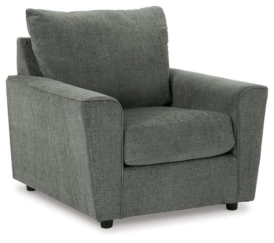 Stairatt - Chair - Gravel by Ashley – Arm Chairs