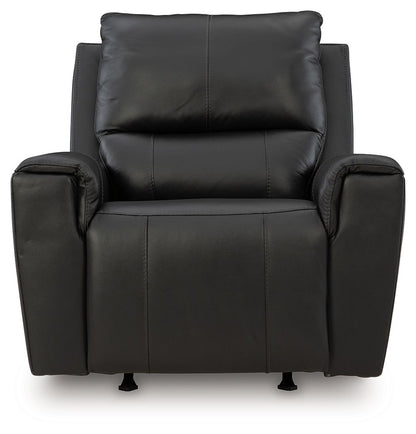 Glossmore - Rocker Recliner - Black by Ashley – view 3