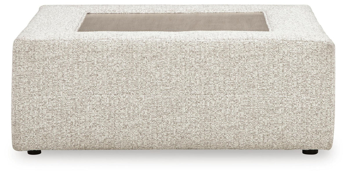 Ashbourne Estate - Oversized Accent Ottoman - Snowstone by Ashley – view 3