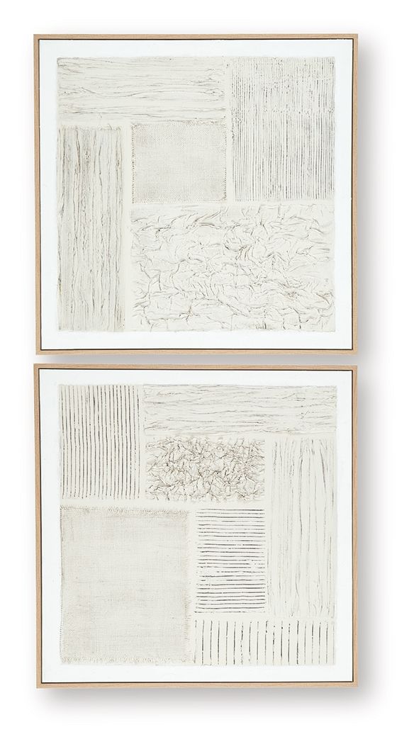 Andorfield - Wall Art Set (Set of 2) - Beige / Black / White by Ashley – view 2