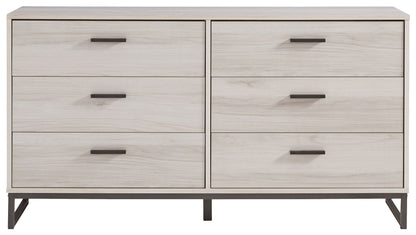 Socalle - Six Drawer Dresser by Ashley – view 3