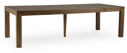 Marxmore - Rectangular Dining Room Butterfly Extension Table - Brown – Dining Tables with Extensions