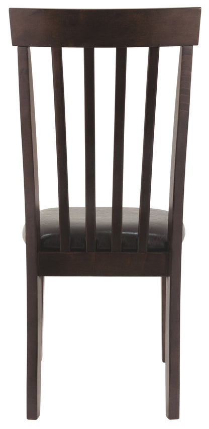Hammis - Dining UPH Side Chair (Set of 2) - Dark Brown by Ashley – view 2