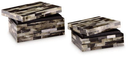 Ellford - Box Set (Set of 2) - Black / Brown / Cream by Ashley – view 2