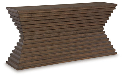Hannodream - Sofa Table - Warm Brown by Ashley – Sofa Tables