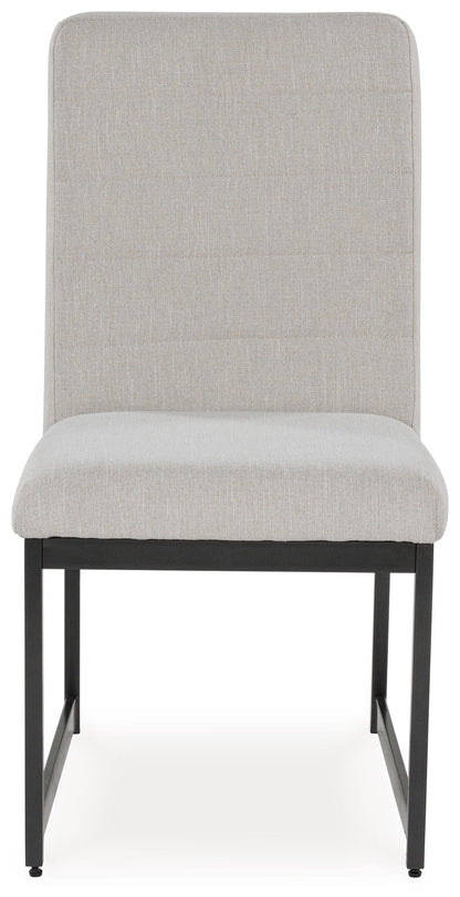 Tomtyn - Dining Upholstered Side Chair (Set of 2) - Light Brown by Ashley – view 2