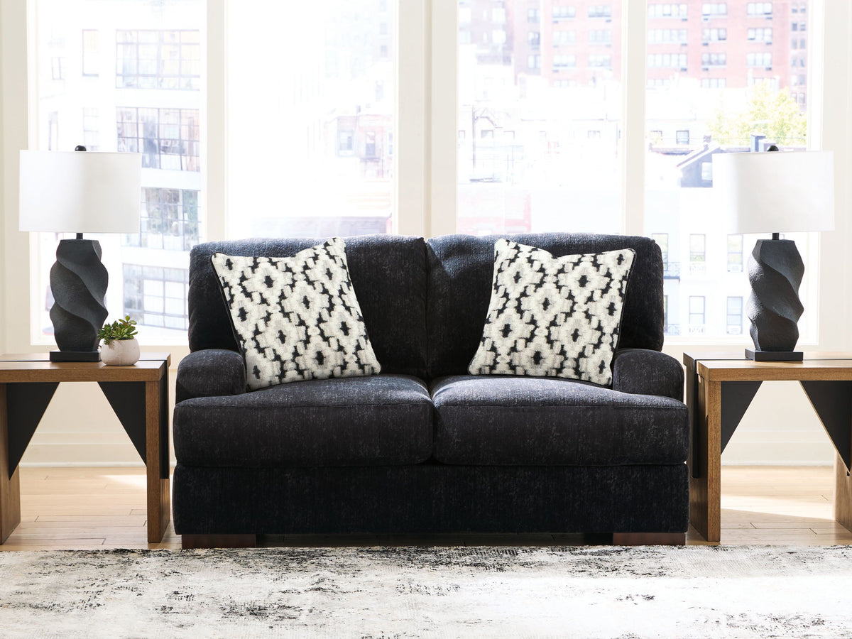 Whitmore Manor - Loveseat - Black Pearl – view 2