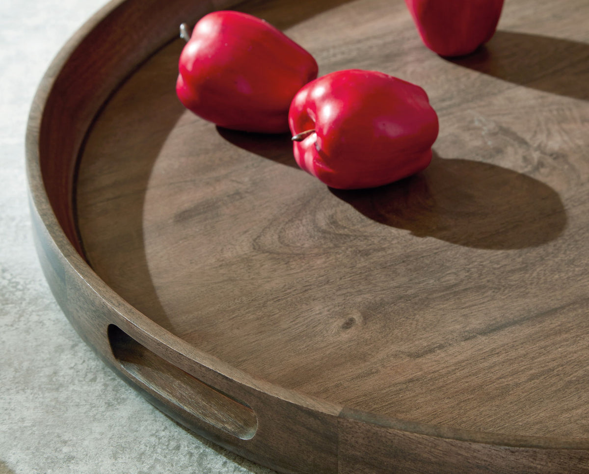 Webbworth - Tray - Gray Brown by Ashley – view 2