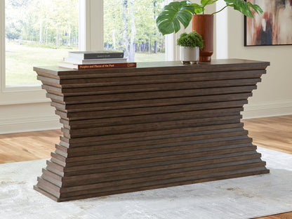 Hannodream - Sofa Table - Warm Brown by Ashley – view 2