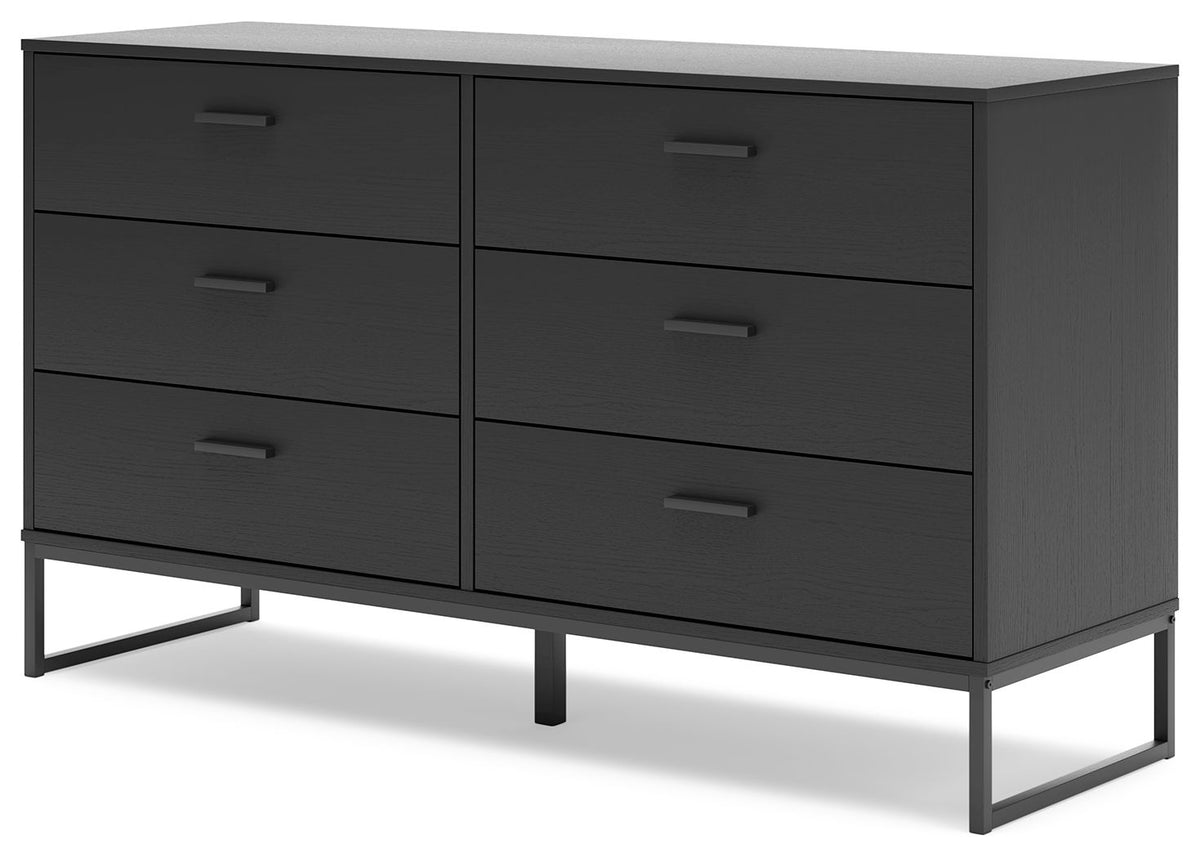 Socalle - Six Drawer Dresser by Ashley – view 4