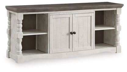Havalance - Extra Large TV Stand - 2 Doors - Brown / Beige by Ashley – TV Stands