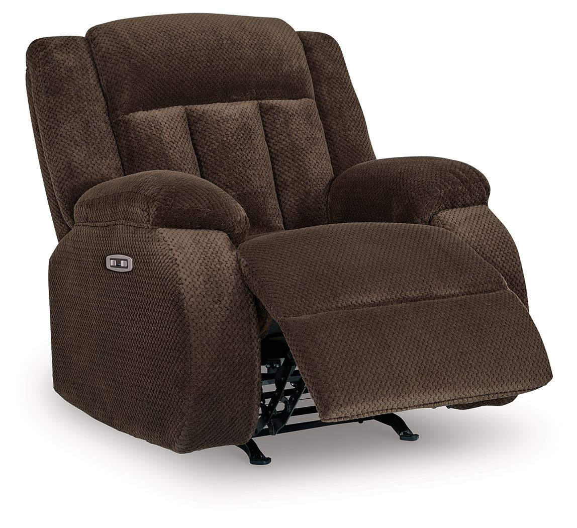Free Wake - Power Rocker Recliner - Chocolate by Ashley – view 3
