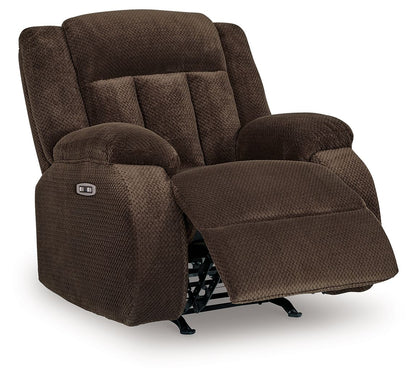 Free Wake - Power Rocker Recliner - Chocolate by Ashley – view 3