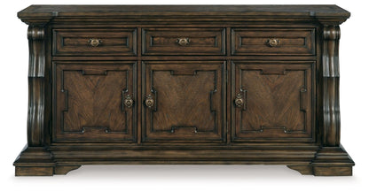 Maylee - Dining Room Buffet - Dark Brown by Ashley – view 3