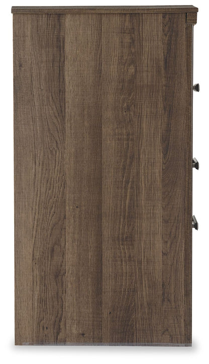 Juararo - Two Drawer Night Stand - Dark Brown by Ashley – view 2