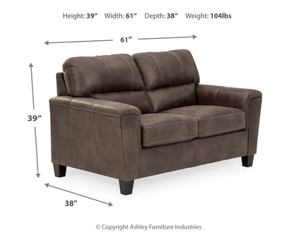 Navi - Loveseat - Smoke by Ashley – view 2
