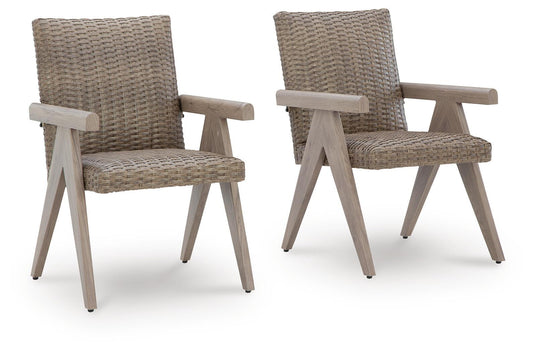 Cliff Trails - Arm Chair (Set of 2) - Beige by Ashley – Chair Sets
