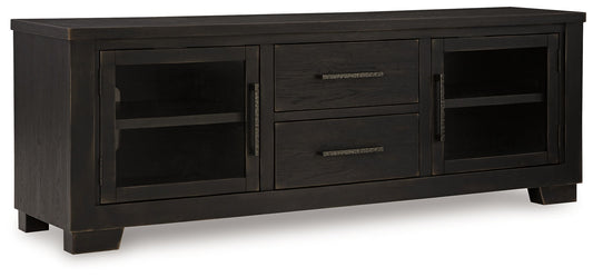 Galliden - Extra Large TV Stand - Black by Ashley – TV Stands