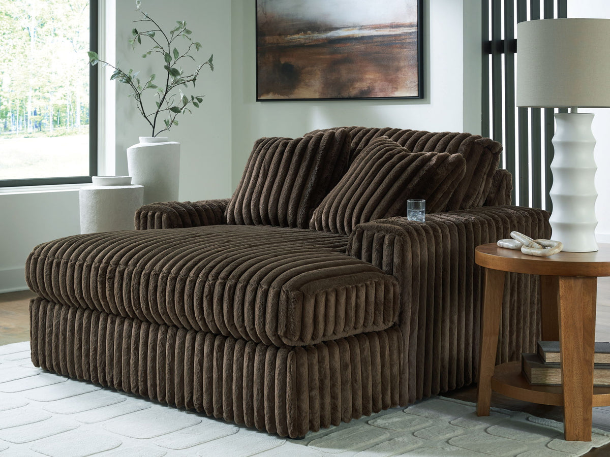 Midnight-Madness - Oversized Chaise by Ashley – view 5