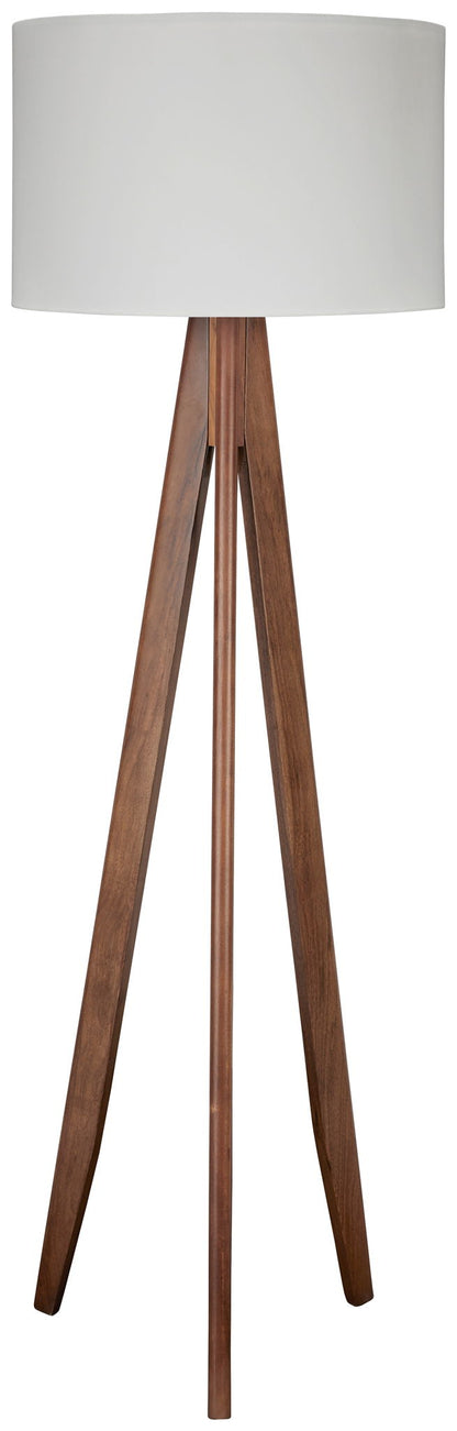 Dallson - Wood Floor Lamp  - Brown by Ashley – Floor Lamps