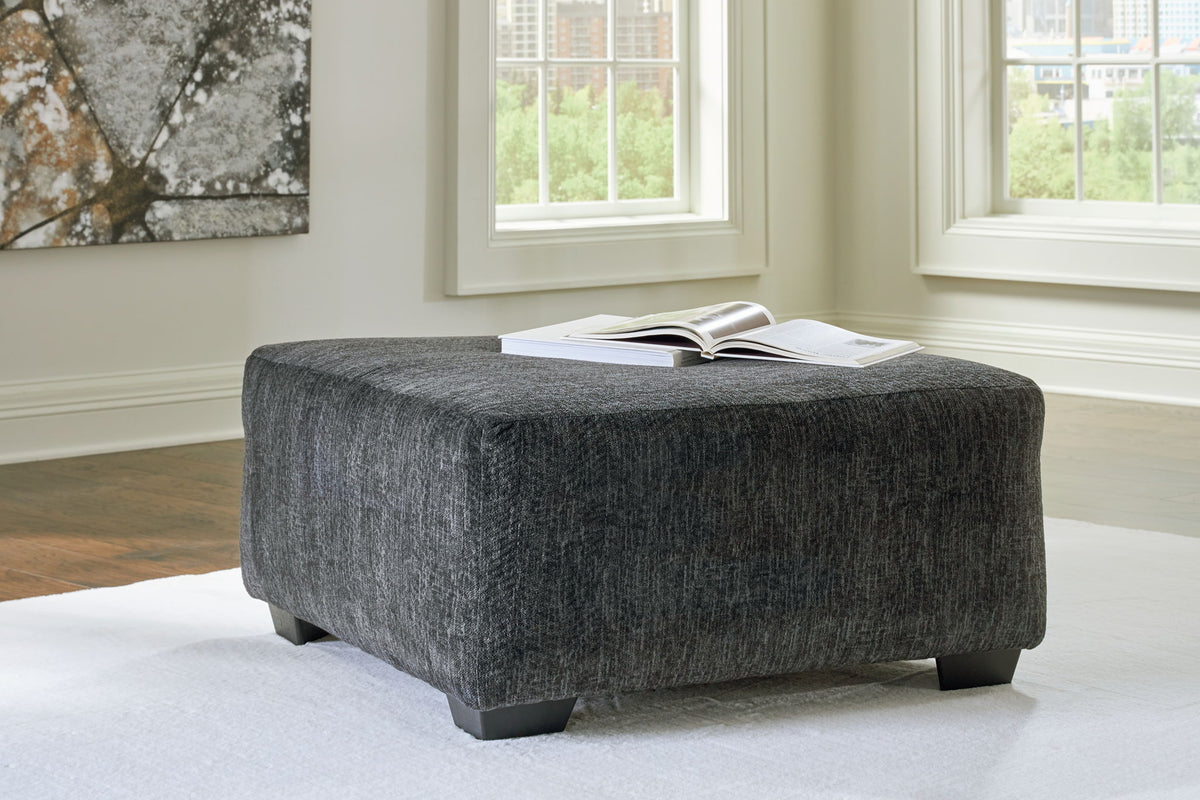 Biddeford - Oversized Accent Ottoman - Shadow by Ashley – view 3