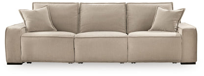 Carceri - 3-Piece Power Sectional Reclining Sofa With Armless Power Recliner - Cashmere – Reclining Sectionals
