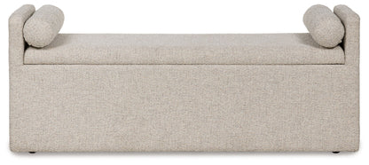Galliden - Large Upholstered Dining Room Bench - Beige by Ashley – view 2
