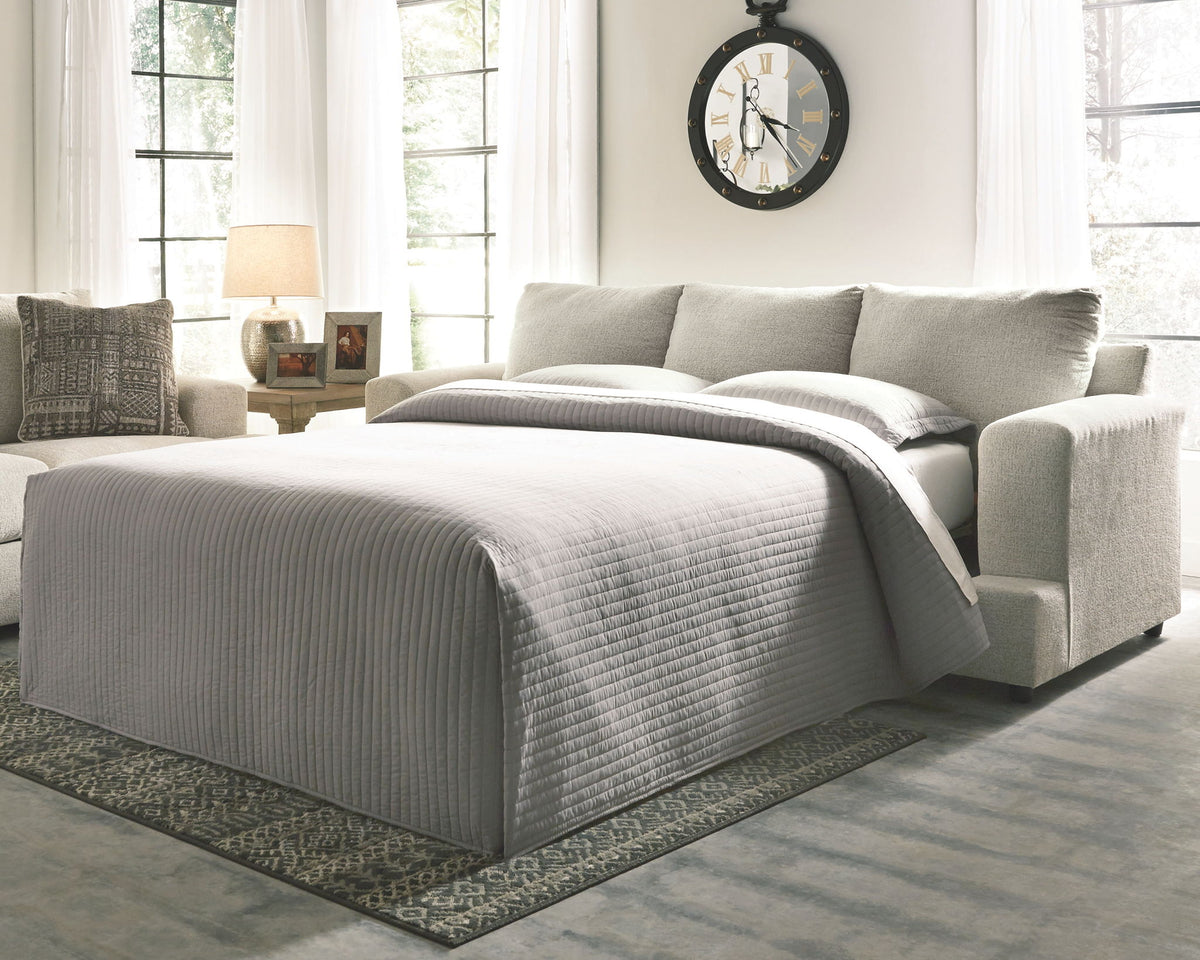 Soletren - Queen Sofa Sleeper - Stone by Ashley – view 2