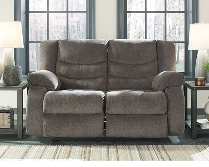 Tulen - Reclining Loveseat - Gray by Ashley – view 2