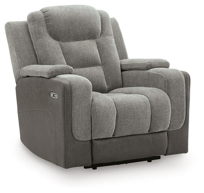 Mixed Motion - Power Recliner With Adjustable Headrest by Ashley – view 2