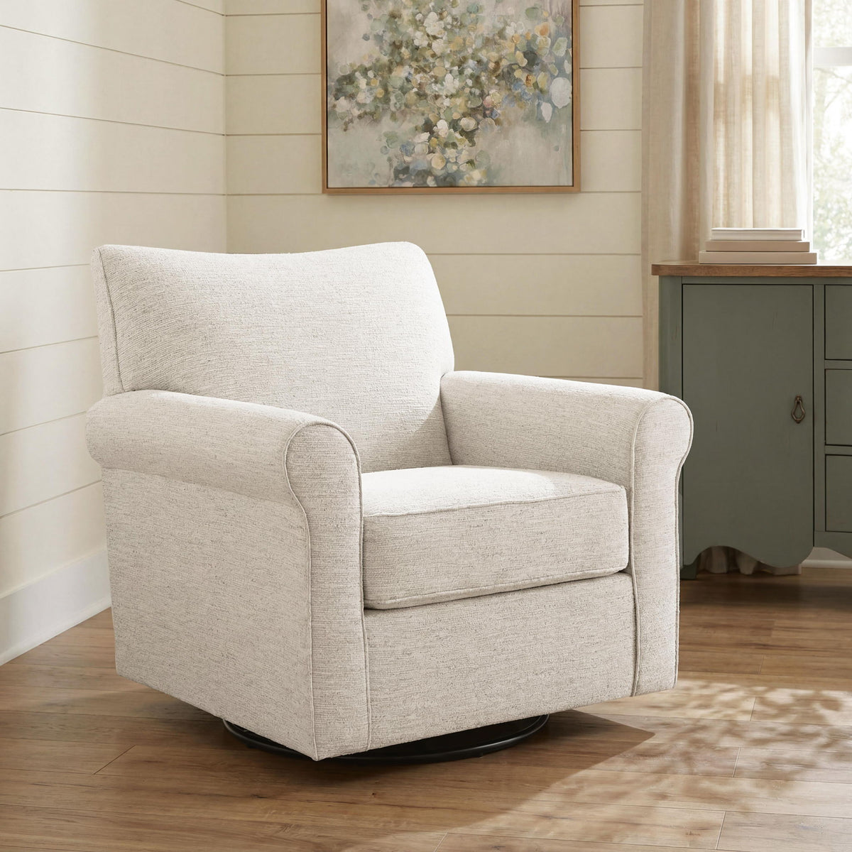 Renley - Swivel Glider Accent Chair by Ashley – view 3
